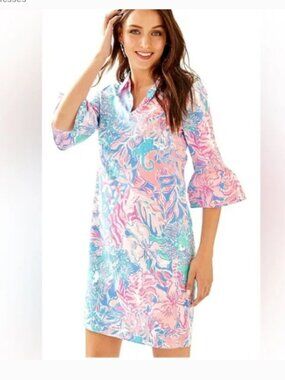 NWT Lilly Pulitzer Ginger Stretch Tunic Shirt dress Size 6